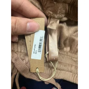 SKIMS Size Large Velour Track Pant in Sienna Women’s Lounge Sweat Pants NWT thumbnail 3