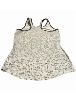 Nike Pro racerback grey polka dot print tank top size M thumbnail 2