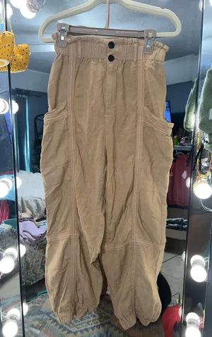 Urban Outfitters Linen Joggers thumbnail 3