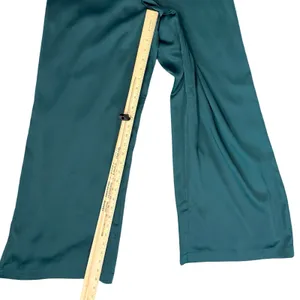 Lulus Hold That Pose Emerald Green Strappy Glam Satin Jumpsuit size XS NEW Tags thumbnail 4