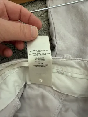 Aritzia Wilfred The Effortless Pant London Grey Linen Lyocell Wide Leg Size 4 thumbnail 11