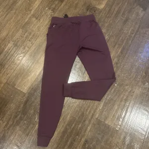 Zyia Active‎ Unwind Joggers Womens Small Plum Ankle Gym Lounge Stretch EUC thumbnail 7