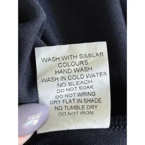 Hello Molly Quiet Dancer Midi Dress Size Medium 6 Midnight Blue Navy Ruched Slit thumbnail 6