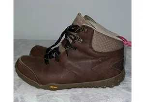 Hi-Tec Womens Cherubino Brown Leather Waterproof Hiking Walking Boots Sz 8.5 thumbnail 3