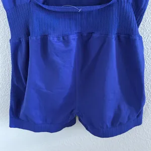 Free People Movement Good Karma Runsie Blue M/L thumbnail 6