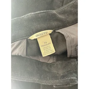 Duluth Trading Co Corduroy High Rise Skinny Ankle Pant Womens 14 Black thumbnail 3