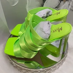 Azaela Wang Mule Sandal Green Size 9 thumbnail 9