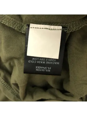 Terez Womens Olive Green Long Sleeve Twist Front Top Size M thumbnail 4