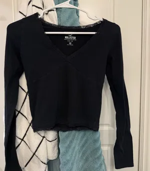 Hollister Black Lace Long Sleeve thumbnail 1