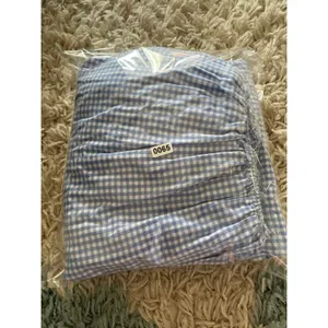 Damaris Bailey Gingham Smocked‎ Square Neck Puff Sleeve Midi Dress XS thumbnail 5