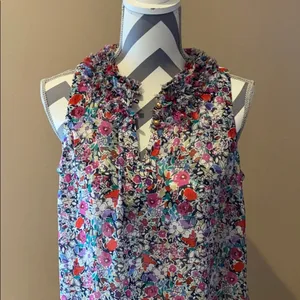 Cabi floral sheer tank style medium top thumbnail 2