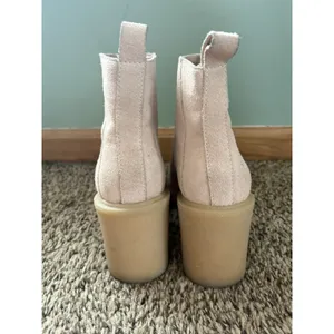 Dolce Vita Celia Women's Beige Leather Ankle Bootie Slip-On Round Toe 8M thumbnail 4