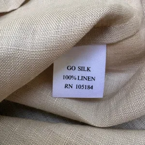 Go Silk Tank Top NWT 3X Beige 100%‎ Linen Scoop Neck Neutral Boxy Lagenlook thumbnail 4