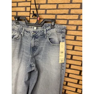 No‎ Boundaries Baggy Wide Leg Pink Bow Jeans Size 12 thumbnail 4