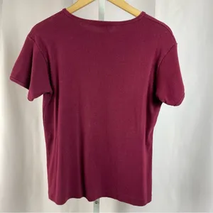 Red Oak Texas A & M Small Aggies Maroon Crewneck Graphic Tee Logo Sports College thumbnail 2