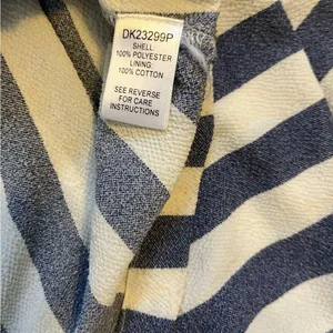 Striped off the shoulder maxi dress Blue thumbnail 8