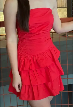 Pants Store Red Mini Dress thumbnail 1