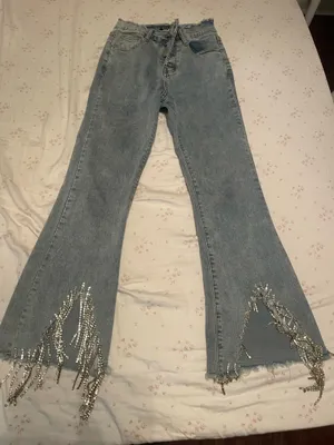 Boutique Light blue sparkle jeans thumbnail 2