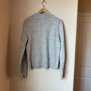 A Loves A Mock Neck Knit Sweater Gray Size Large thumbnail 2