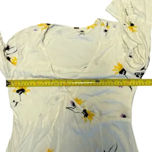 Free People Time On My Side 3/4 Sleeve Floral Dress Size Small thumbnail 5
