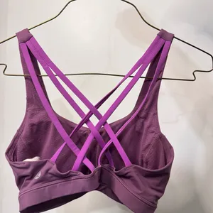 Lululemon Free to Be Serene Bra Light Support Vintage Plum / Vivid Plum thumbnail 4