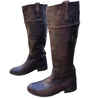 Frye Shirley Artisan Tall Dark Brown Leather Boots Size 5.5 thumbnail 2