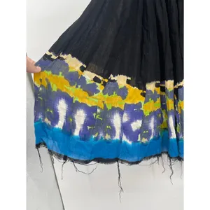 Free People One Black Imperial Palm‎ Pintuck Printed Boho Dress Size S Festival thumbnail 8