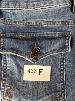 Kut from the Kloth Dark Blue Cropped Ankle flare Jeans thumbnail 12