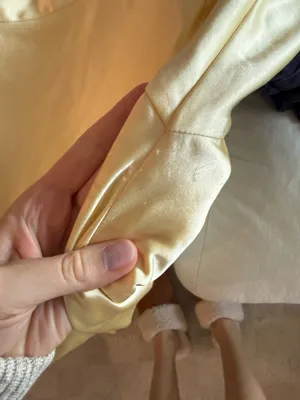 Billy J Yellow Satin Dress thumbnail 5