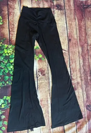 Offline by aerie Hi-rise Flare Leggings Black Size M thumbnail 1