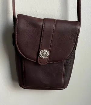 Fossil Brown Leather Small Crossbody thumbnail 1