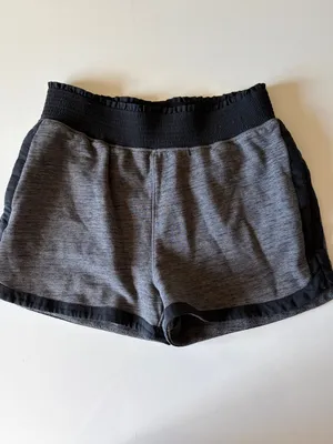 Lululemon Cool And Collected Shorts Women’s Size 8 Gray Black Trim Yoga Athletic thumbnail 3