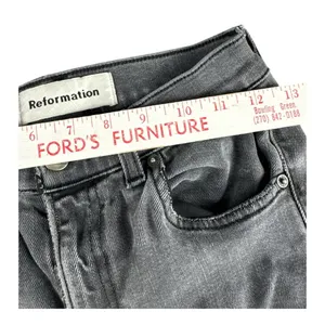 Reformation Selma High & Skinny Jeans Fraser Grey Wash Size 26 Sustainable thumbnail 5
