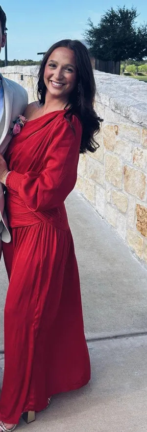 These Three Red Maxi Boutique Dress thumbnail 1