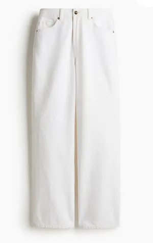 H&M White Jeans Wide-Leg thumbnail 2