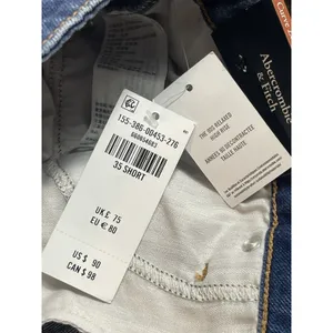 Abercrombie & Fitch Women’s 35 Short The 90s Relaxed Jeans High Rise NWT thumbnail 7