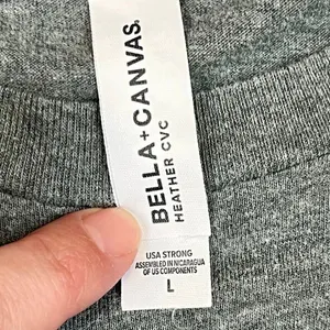 Bella + Canvas Cowboys Gray Long Sleeve Shirt Large thumbnail 6