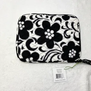 Vera Bradley Night & Day Black and White Floral‎ Quilted Tablet Sleeve thumbnail 5
