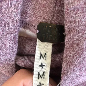 We the Free Free People Women's EUC Oversized Cowl Neck Sweater Pink/Mauve M thumbnail 2