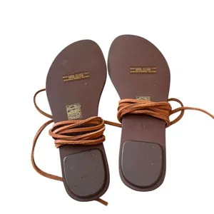 J.Crew Carsen made-in-Italy lace-up sandals in leather 6 thumbnail 3