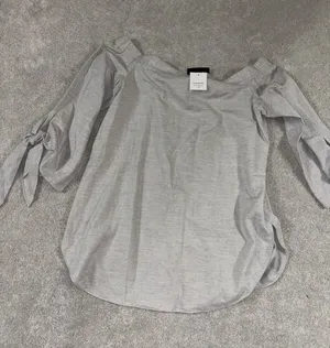 club monaco sophiya top chemise heather‎ gray size 6 thumbnail 1