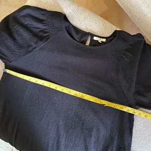 Z SUPPLY Remy Drop Waist Texture Dress In‎ Black Size Medium thumbnail 7