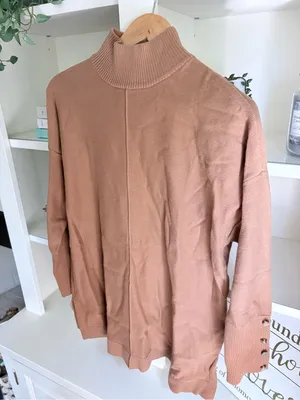 Anne Klein Mock Neck Tunic Sweater thumbnail 2