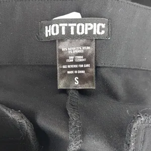 Hot Topic High Rise Skinny Zipper Moto Legging Size S thumbnail 6