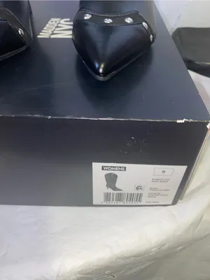 Women's Black Studded Pointed thumbnail 2