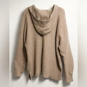 Aerie CozyUp Waffle Sweater Hoodie thumbnail 3