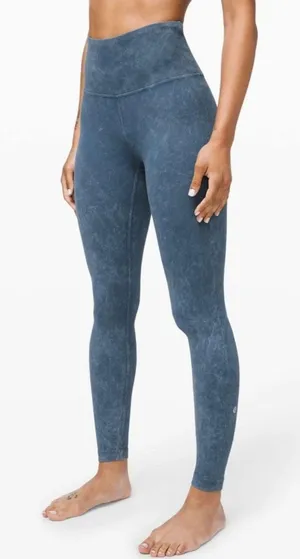 Lululemon Morning Light High-Rise Tight Washed Code Blue Women's 6 - W5BWUS thumbnail 1