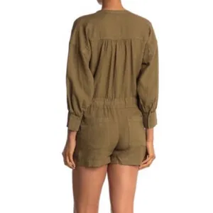 Joie‎ Bosworth Linen Romper Jumpsuit XS thumbnail 2