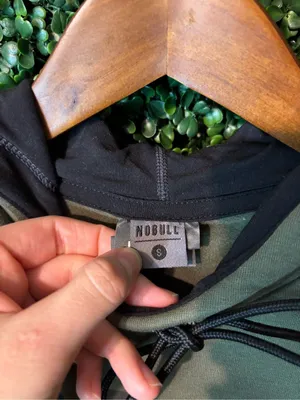 NoBull Green Hoodie NWT SZ Small Dark Green thumbnail 3