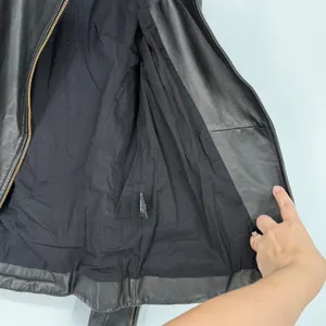 Beach Riot Leather Moto Jacket Adios Bitchachos XS Dolls Kill Gold‎ Zip thumbnail 6